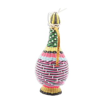 Cruche scoubidou vintage