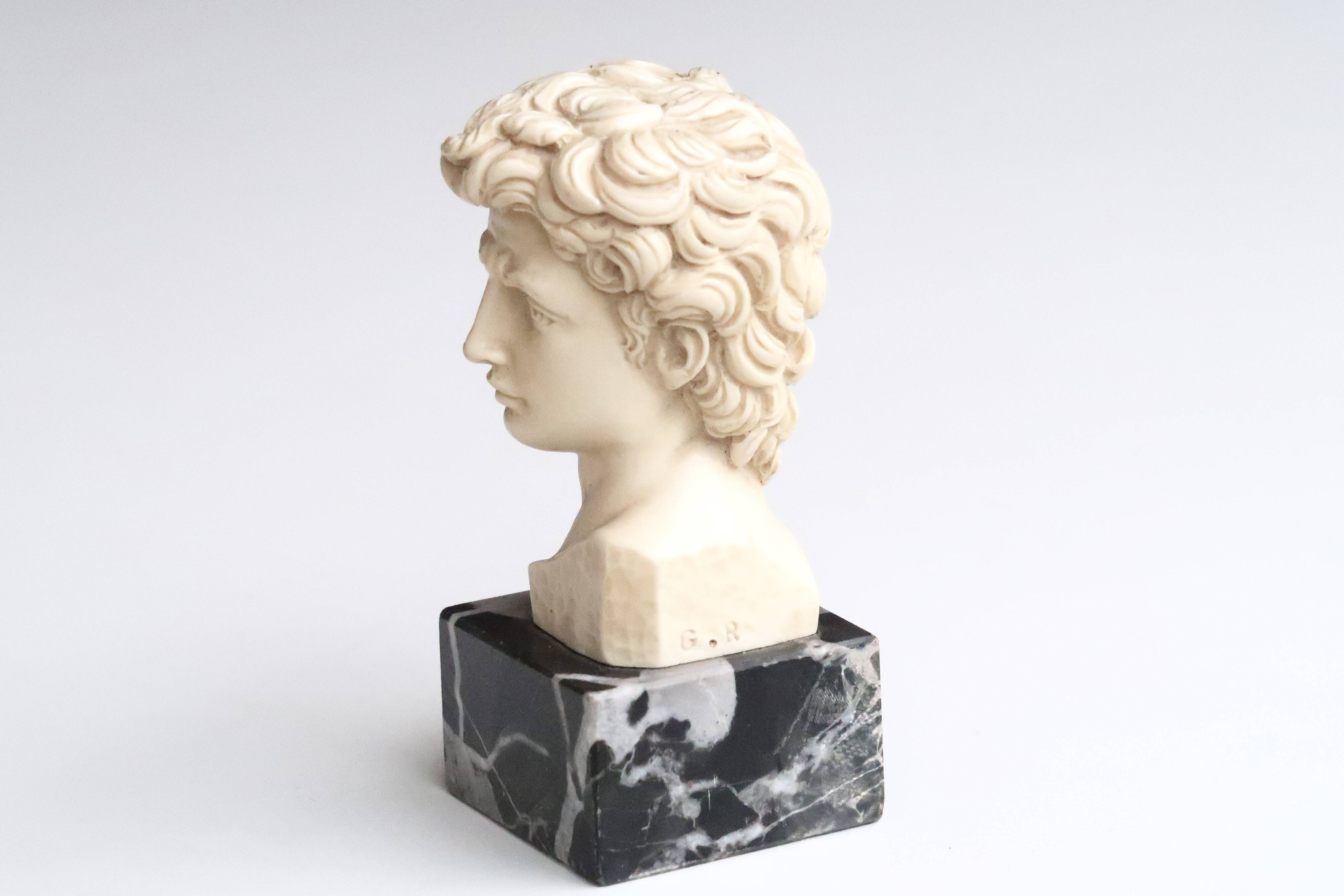 Bust of a man signed Ruggeri, 60s