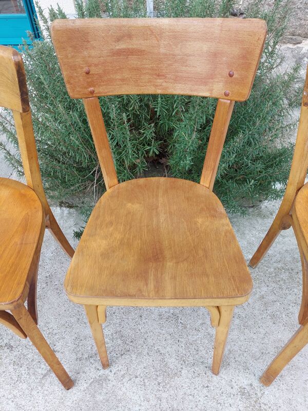 3 chaises bistrot Luterma