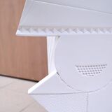 Eglantine Moreau ceramic and glass side table, France 1980