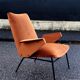 Fauteuil vintage moderniste restauré