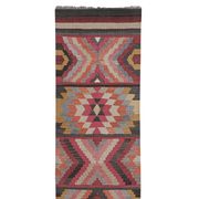 Tapis vintage turc de oushak tissé à la main 78x365 cm