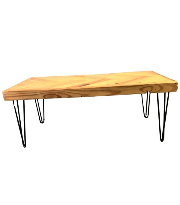 Table basse artisanale design industriel