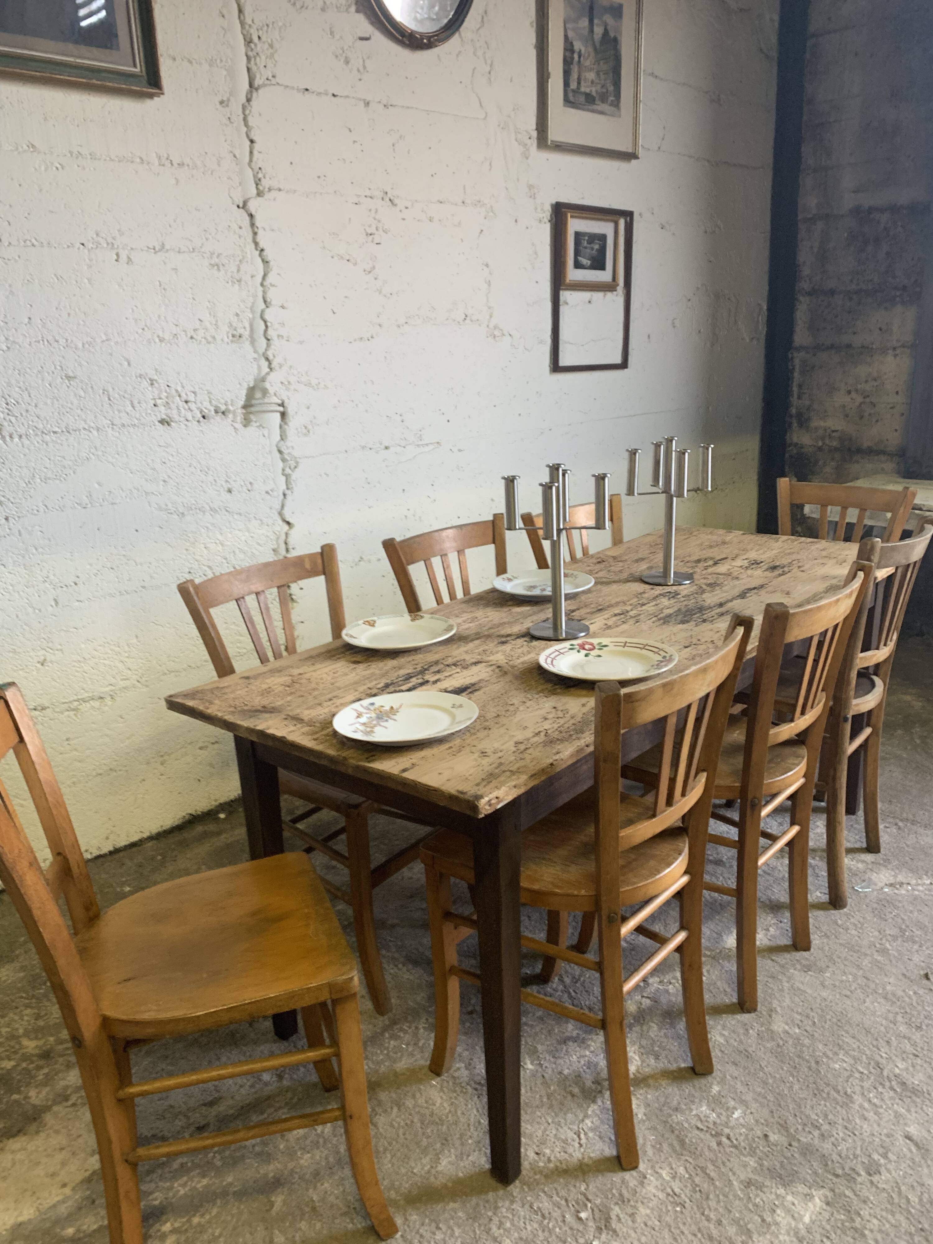 Table de ferme 8 repas