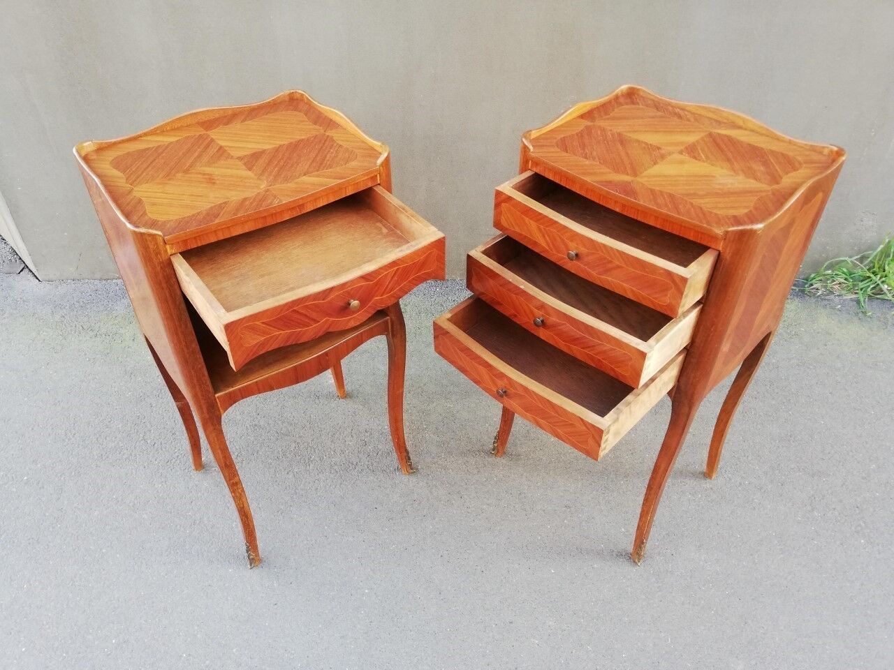 Paire de chevets e style Louis XV