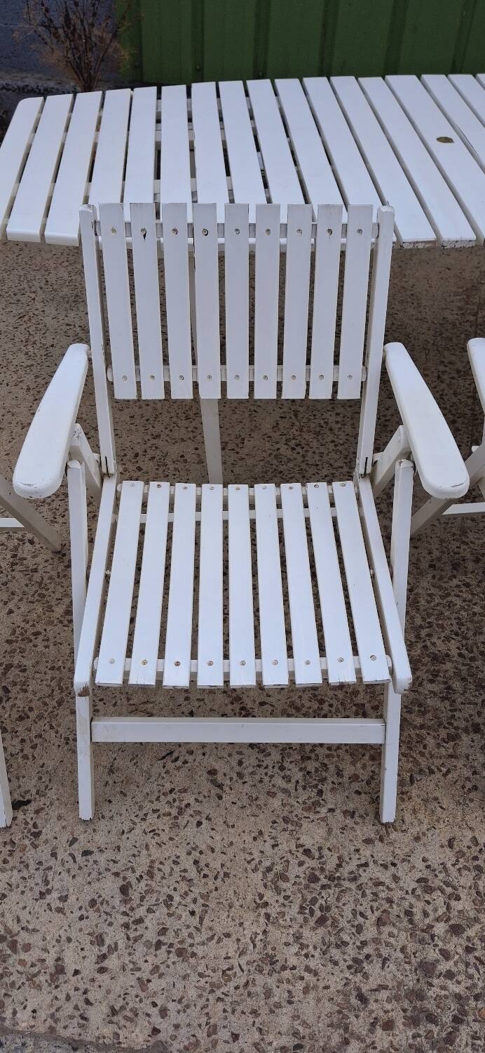 Antique garden furniture