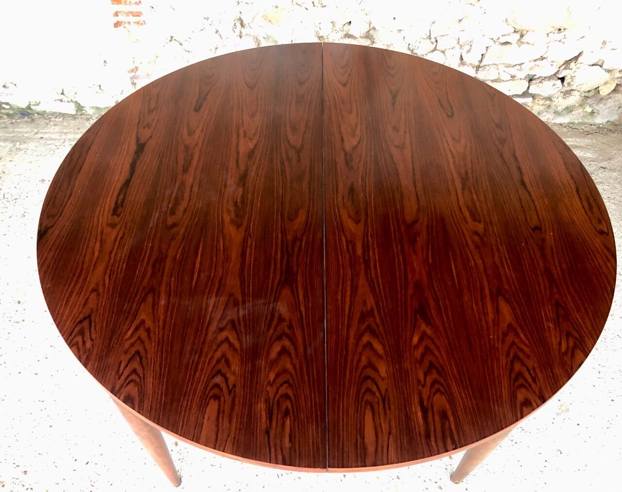 Mid-century dining table, vintage rosewood extension with butterfly extension table, 1960'