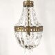 Hot air balloon chandelier with tassels