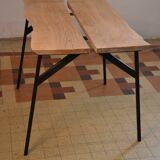 Design table wood metal