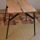Design table wood metal