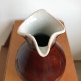 Enamelled terracotta pitcher 1960s