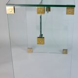 Console glass and bronze, France, 60 years