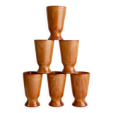 Set of 6 terracotta Mazagrans