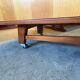 Vintage 1960s sideboard on casters, Scandinavian style