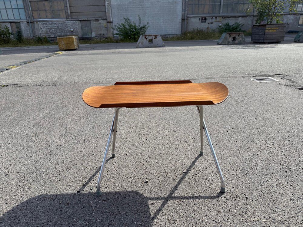 Alminette folding table with teak top, Norway, 1960s