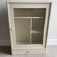 Bathroom cabinet pharmacy patinated wood