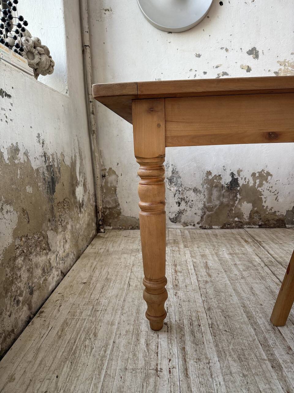 Table de ferme en merisier