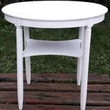 Oval table late 19th century wooden