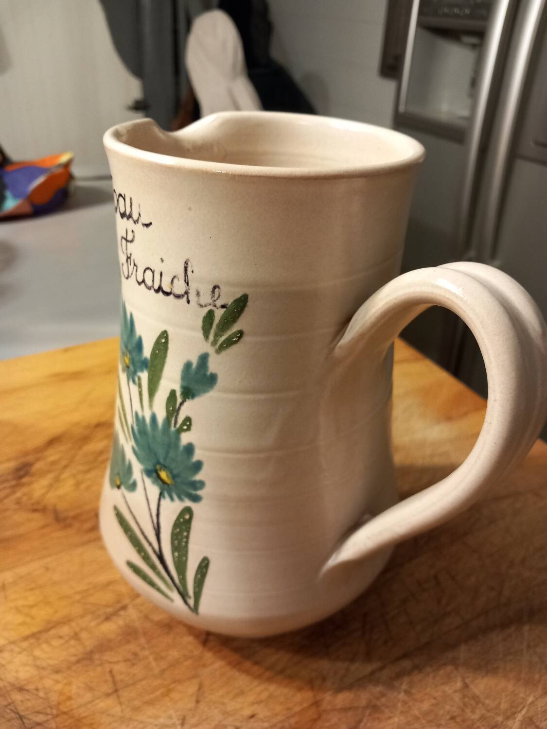 Large old pitcher/water pot capacity 1.8 l