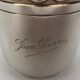 Timbale Christofle vintage silver metal, engraved Jean-Pierre, 1950