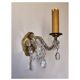 Venetian wall sconce, glass sconce, brass, pendants.