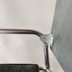 Tabouret escabeau vintage en Skaï et métal chromé - Hailo Klettermax
