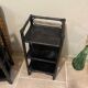 Black rattan shelf
