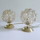 Pair of Limburg Bubble Glass Lamps