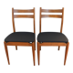 Paire de chaises scandinaves vintage