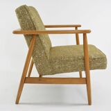 Green mottled Z armchair