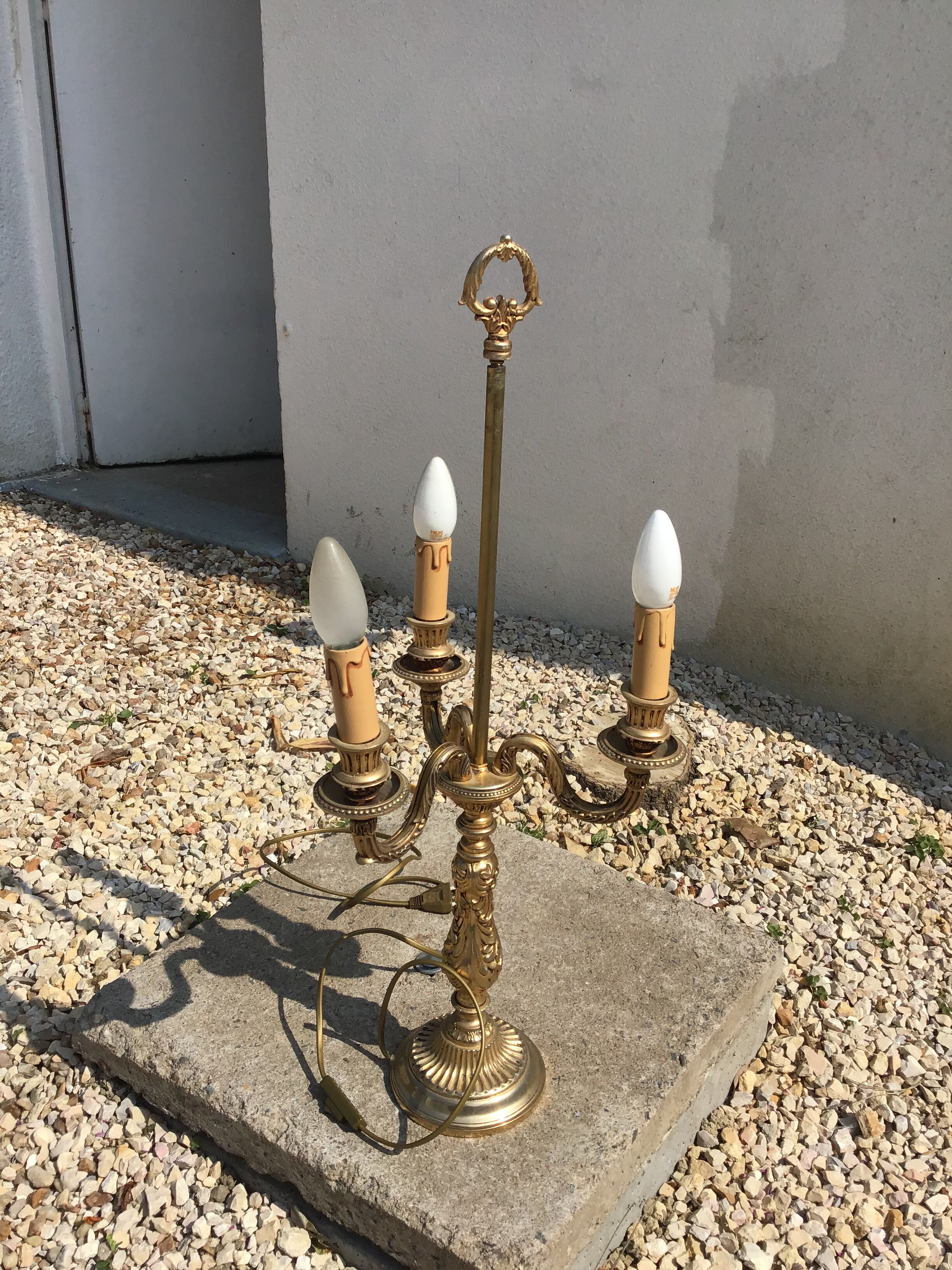 Hot water bottle lamp