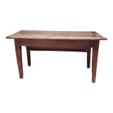Solid walnut kneading table old XIX°