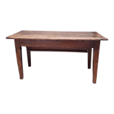 Table pétrin noyer massif ancien XIX°