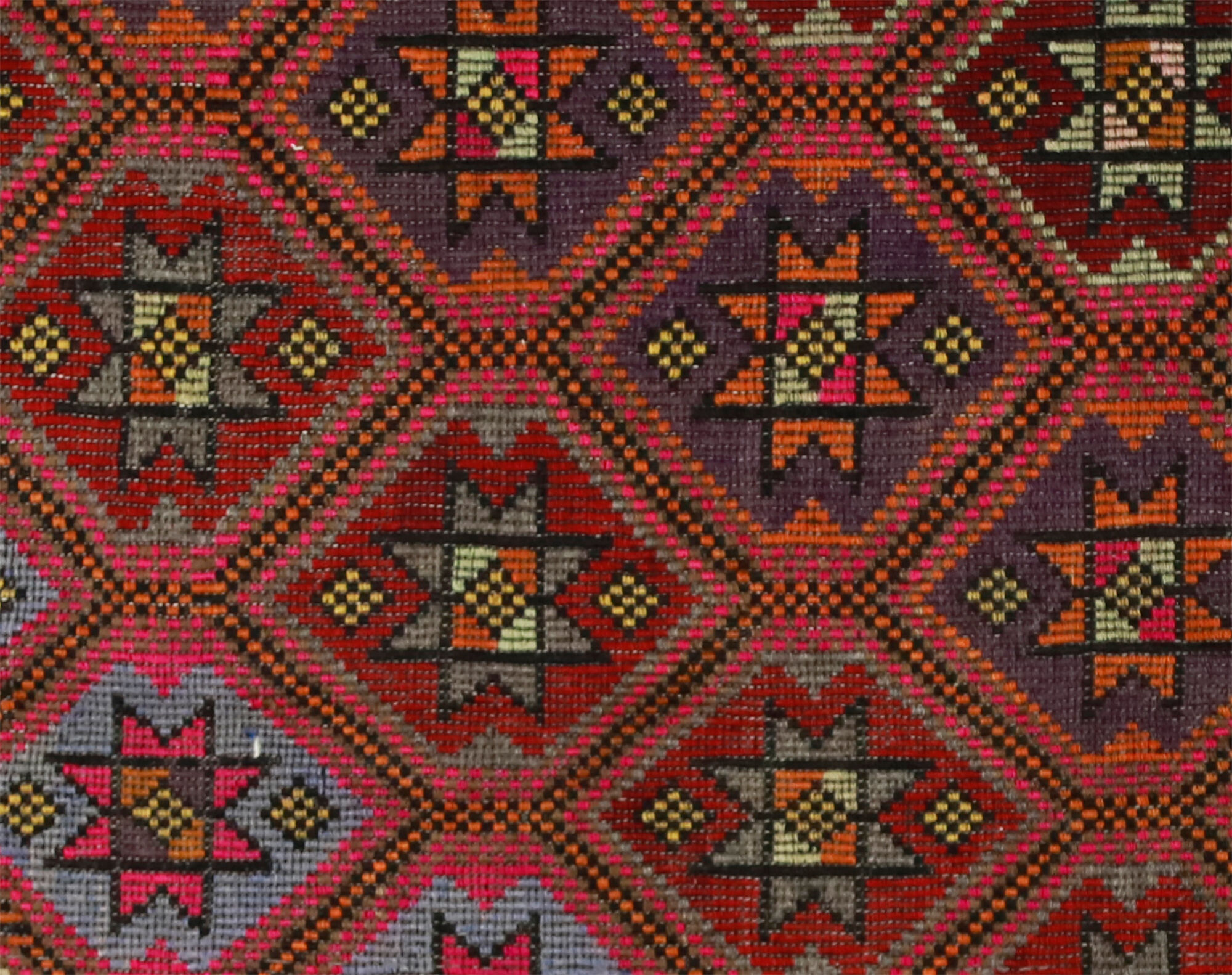 Anatolian handmade kilim rug 282 cm x 205 cm