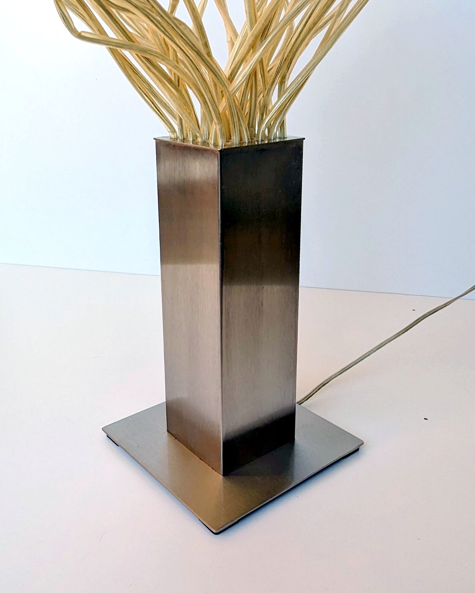 IKEA Stranne lamp - stainless steel & plastic tree 80's 90's - Octopus medusa lamp