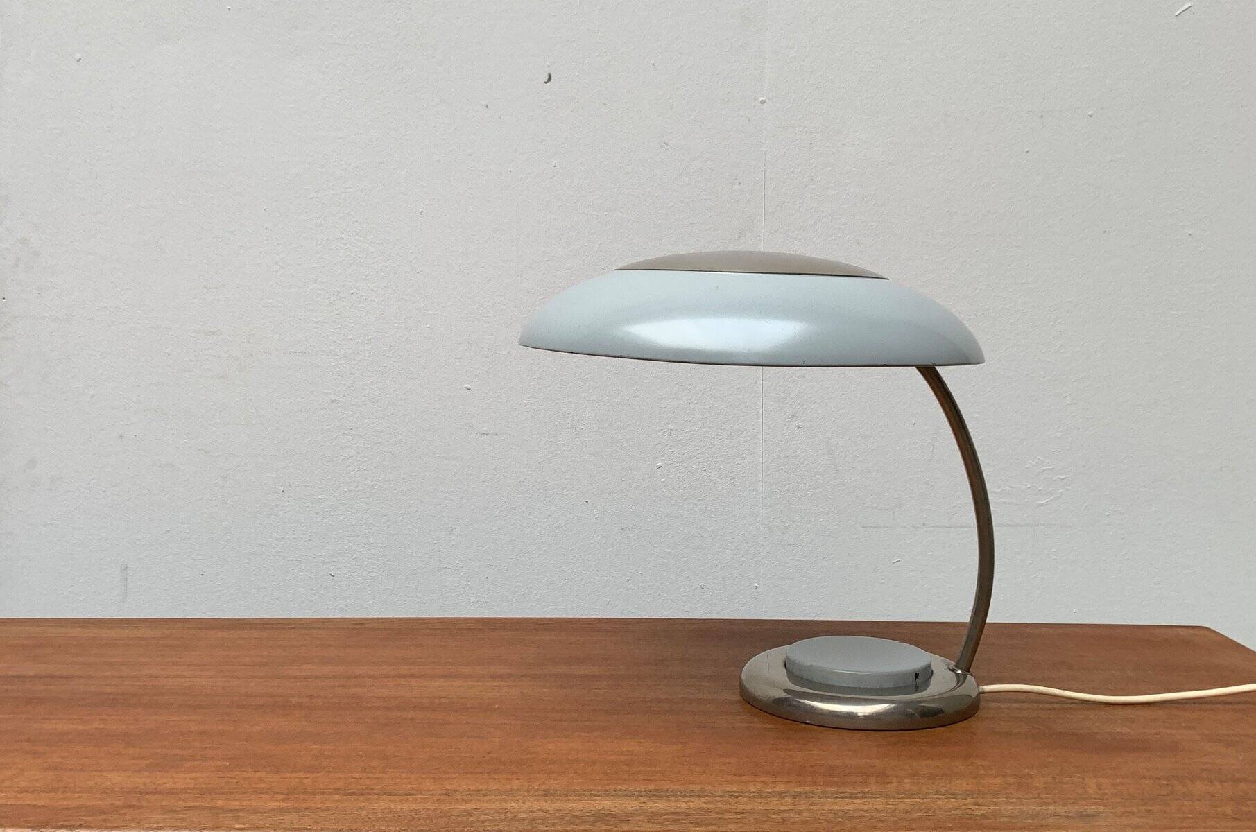 Mid-century GDR table lamps by VEB Leuchtenbau, Lengefeld, 1960s, set of 2.