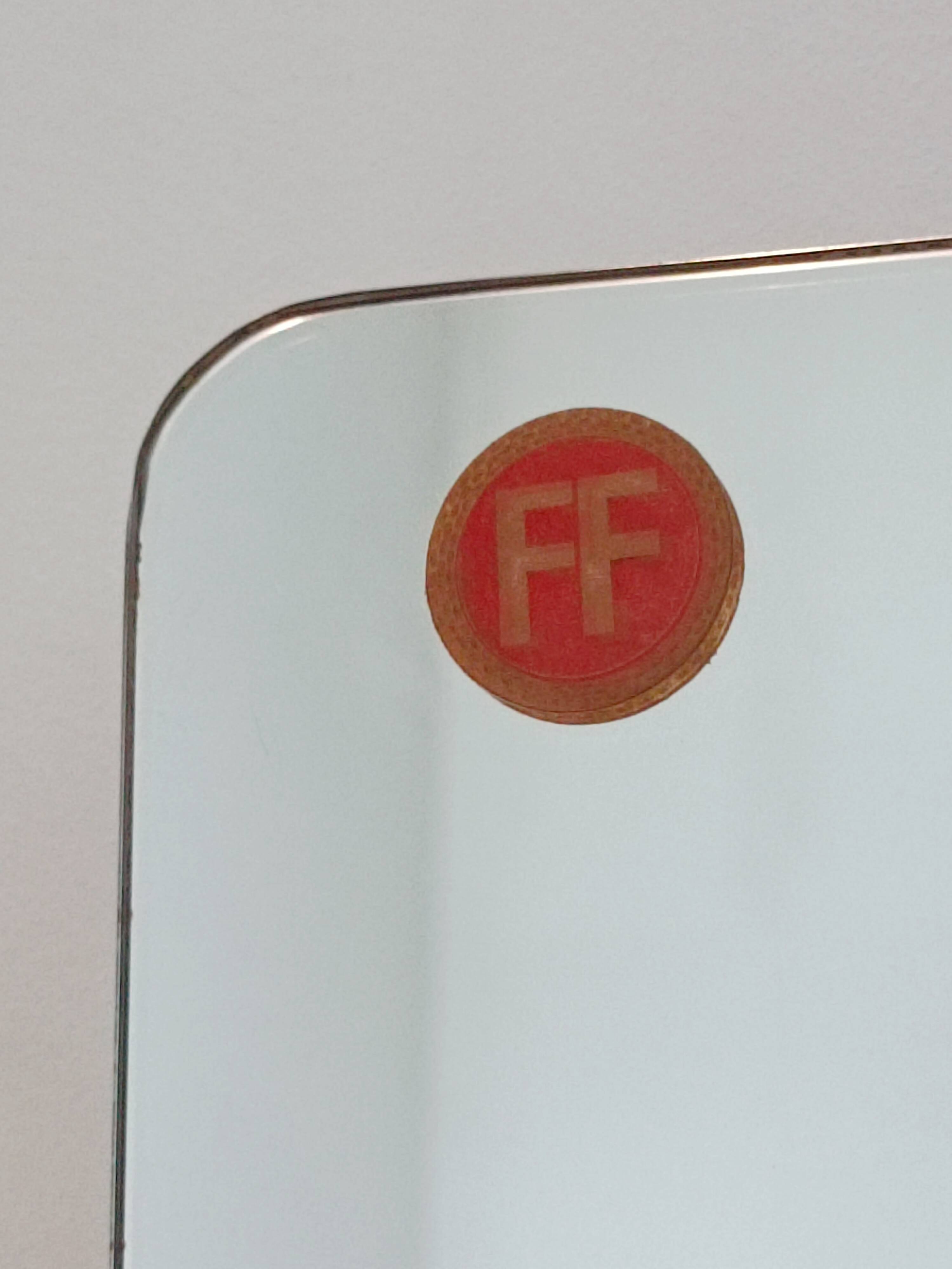 Trapezoidal mirror by Fratelli Fanzago 1960s