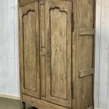 19th century raw chestnut country wardrobe