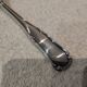 Silver-plated metal ladle for fats and lean meats, by silversmith Ercuis Valencay, 17.6cm