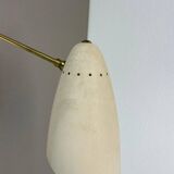 Applique murale ou plafonnier de théâtre réglable en laiton, Italie, années 1950