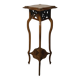 Art Nouveau High Walnut Stand - Jugendstil