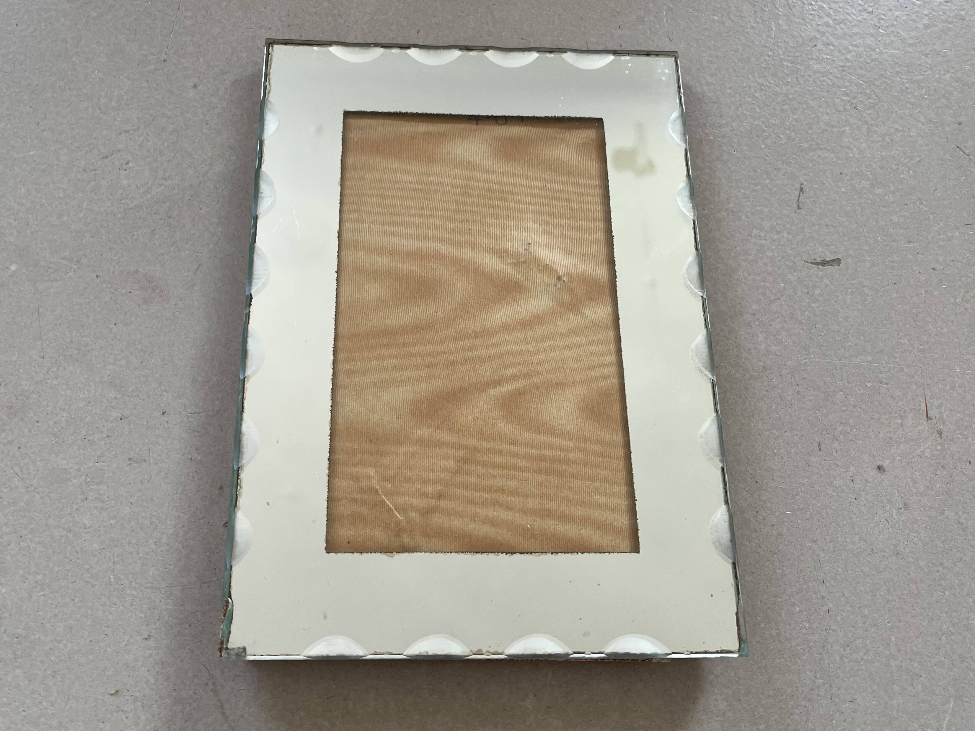 Small old mirror frame to stand