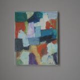 Acrylic painting on canvas contemporary abstract art