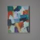 Acrylic painting on canvas contemporary abstract art