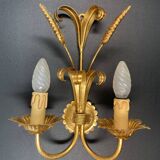 Golden iron wall lamp height 33 cm