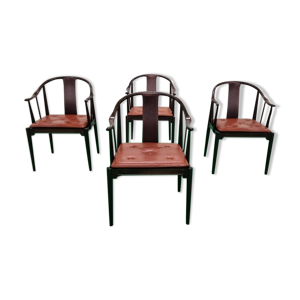 Set de 4 fauteuils Hans - fritz hansen