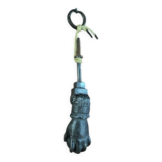 19th century cast iron “hand” door knocker
