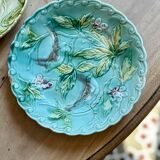 Set of 12 antique slip plates