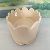 Ivory Scalloped Planter