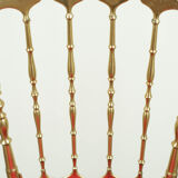 Chiavari brass chair